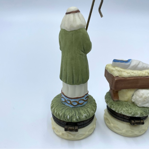 Set of 3 Midwest Of Cannon Falls Baby Jesus Nativity Scene Hinged Trinket Boxes - Picture 5 of 10